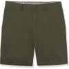 imageAmazon Essentials Mens SlimFit 7quot Chino ShortDark Olive