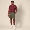 imageAmazon Essentials Mens SlimFit 7quot Chino ShortDark Olive