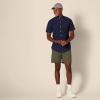 imageAmazon Essentials Mens SlimFit 7quot Chino ShortDark Olive