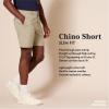 imageAmazon Essentials Mens SlimFit 7quot Chino ShortDark Olive