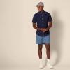 imageAmazon Essentials Mens SlimFit 7quot Chino ShortDeep Blue