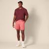imageAmazon Essentials Mens SlimFit 7quot Chino ShortRaspberry Red