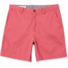 imageAmazon Essentials Mens SlimFit 7quot Chino ShortRaspberry Red