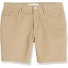 imageAmazon Essentials Mens SlimFit 7quot Inseam Stretch 5Pocket ShortKhaki Brown