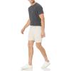 imageAmazon Essentials Mens SlimFit 7quot Inseam Stretch 5Pocket ShortStone
