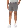imageAmazon Essentials Mens SlimFit 7quot Lightweight Comfort Stretch Oxford ShortsGrey