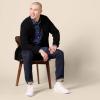 imageAmazon Essentials Mens SlimFit LongSleeve Denim Shirt with Snap ButtonsBlue