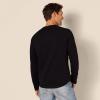 imageAmazon Essentials Mens SlimFit LongSleeve Henley ShirtBlack