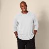 imageAmazon Essentials Mens SlimFit LongSleeve Henley ShirtLight Grey Heather