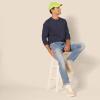 imageAmazon Essentials Mens SlimFit LongSleeve Henley ShirtNavy