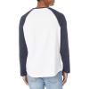 imageAmazon Essentials Mens SlimFit LongSleeve Henley ShirtNavy White