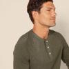 imageAmazon Essentials Mens SlimFit LongSleeve Henley ShirtOlive Heather
