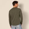 imageAmazon Essentials Mens SlimFit LongSleeve Henley ShirtOlive Heather