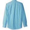 imageAmazon Essentials Mens SlimFit LongSleeve Poplin ShirtAqua Blue Gingham