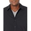 imageAmazon Essentials Mens SlimFit LongSleeve Poplin ShirtBlack