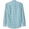imageAmazon Essentials Mens SlimFit LongSleeve Poplin ShirtBlue Green Gingham
