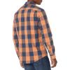 imageAmazon Essentials Mens SlimFit LongSleeve Poplin ShirtBlue Orange Buffalo