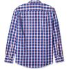 imageAmazon Essentials Mens SlimFit LongSleeve Poplin ShirtLight Blue Red Plaid