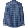 imageAmazon Essentials Mens SlimFit LongSleeve Poplin ShirtNavy Plaid