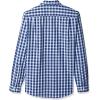 imageAmazon Essentials Mens SlimFit LongSleeve Poplin ShirtNavy White Plaid
