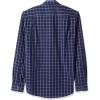 imageAmazon Essentials Mens SlimFit LongSleeve Poplin ShirtNavy Windowpane