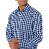 imageAmazon Essentials Mens SlimFit LongSleeve Poplin ShirtRedBlue  Plaid