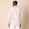 imageAmazon Essentials Mens SlimFit LongSleeve Stretch Oxford Shirt with PocketLight Grey
