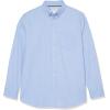 imageAmazon Essentials Mens SlimFit LongSleeve Stretch Oxford Shirt with PocketPowder Blue