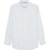 imageAmazon Essentials Mens SlimFit LongSleeve Stretch Oxford Shirt with PocketPowder Blue Vertical Stripe