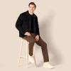 imageAmazon Essentials Mens SlimFit Pants 5Pocket Stretch Twill DesignBrown