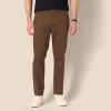 imageAmazon Essentials Mens SlimFit Pants 5Pocket Stretch Twill DesignBrown