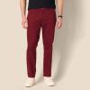 imageAmazon Essentials Mens SlimFit Pants 5Pocket Stretch Twill DesignBurgundy