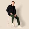 imageAmazon Essentials Mens SlimFit Pants 5Pocket Stretch Twill DesignDark Olive