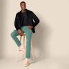 imageAmazon Essentials Mens SlimFit Pants 5Pocket Stretch Twill DesignGreen