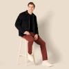 imageAmazon Essentials Mens SlimFit Pants 5Pocket Stretch Twill DesignRust