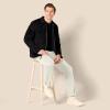 imageAmazon Essentials Mens SlimFit Pants 5Pocket Stretch Twill DesignStone