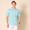 imageAmazon Essentials Mens SlimFit ShortSleeve Poplin ShirtAqua Blue