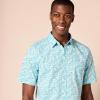 imageAmazon Essentials Mens SlimFit ShortSleeve Poplin ShirtAqua Blue