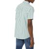 imageAmazon Essentials Mens SlimFit ShortSleeve Poplin ShirtAqua Blue White Vertical Stripe