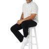 imageAmazon Essentials Mens SlimFit ShortSleeve Poplin ShirtLight Blue Bird Print