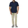imageAmazon Essentials Mens SlimFit ShortSleeve Poplin ShirtNavy