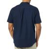 imageAmazon Essentials Mens SlimFit ShortSleeve Poplin ShirtNavy