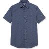 imageAmazon Essentials Mens SlimFit ShortSleeve Poplin ShirtNavy Floral