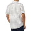 imageAmazon Essentials Mens SlimFit ShortSleeve Poplin ShirtPink White Buffalo Plaid