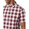 imageAmazon Essentials Mens SlimFit ShortSleeve Poplin ShirtRed Checked