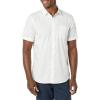imageAmazon Essentials Mens SlimFit ShortSleeve Poplin ShirtWhite