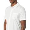 imageAmazon Essentials Mens SlimFit ShortSleeve Poplin ShirtWhite