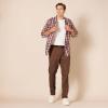 imageAmazon Essentials Mens SlimFit WrinkleResistant FlatFront Chino PantBrown