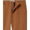 imageAmazon Essentials Mens SlimFit WrinkleResistant FlatFront Chino PantDark Khaki Brown