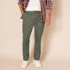 imageAmazon Essentials Mens SlimFit WrinkleResistant FlatFront Chino PantDark Olive